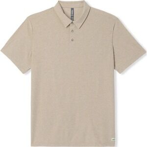 Vuori Strato Tech Polo Truffle Heather Stretch V188 Mens M